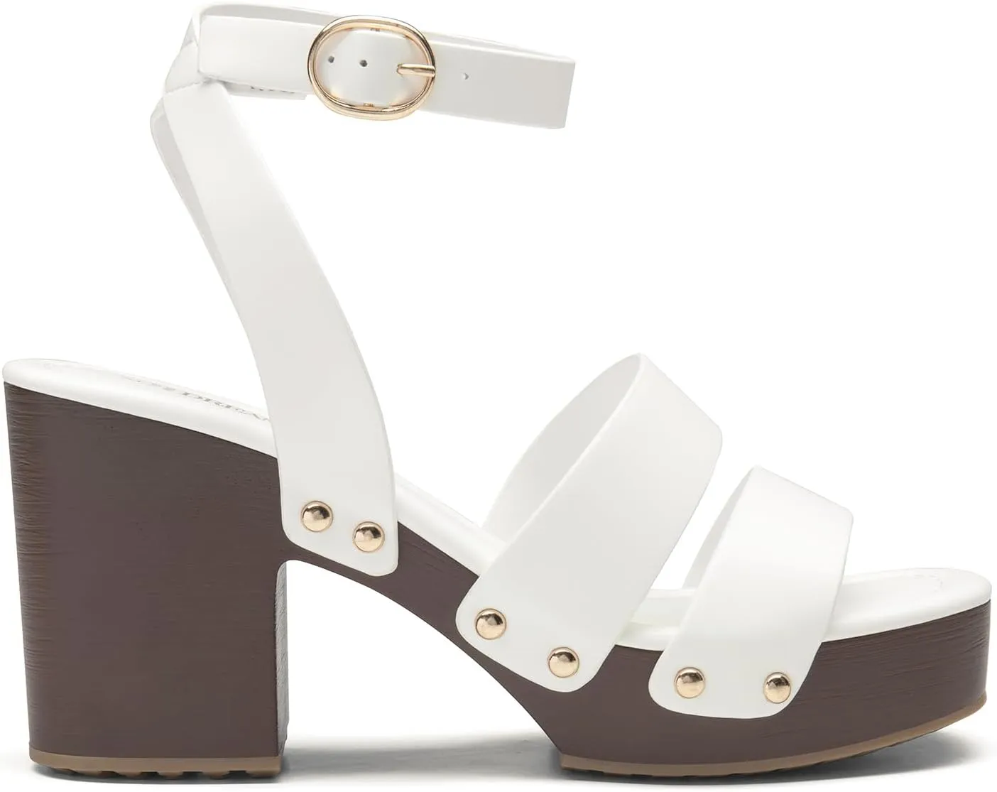 DREAM PAIRS Women's Chunky Platform Ankle Multi Strappy Heels Round Open Toe Summer Sandals