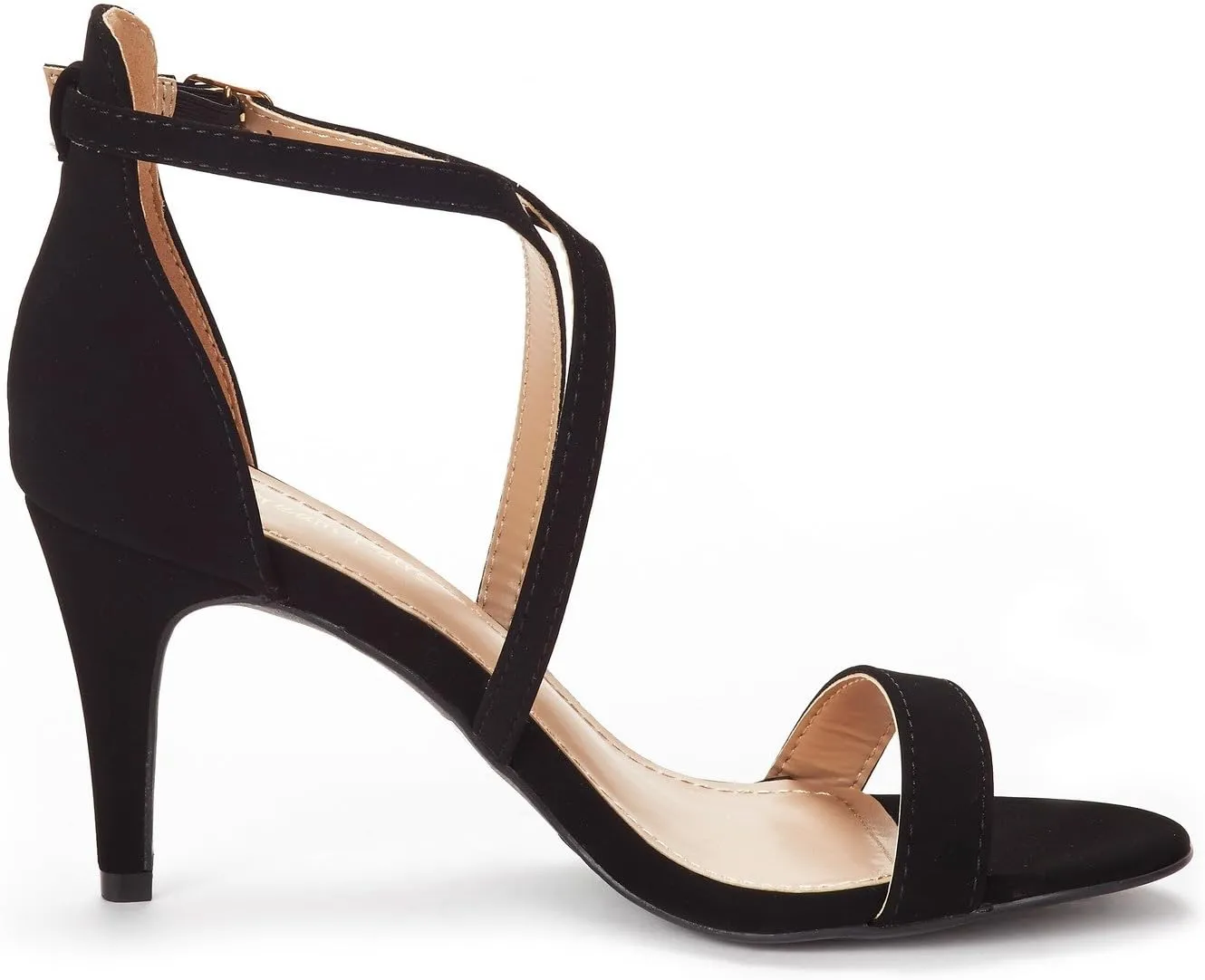 DREAM PAIRS Women's Dolce Fashion Stilettos Open Toe Pump Heel Sandals