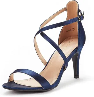 DREAM PAIRS Women's Dolce Fashion Stilettos Open Toe Pump Heel Sandals