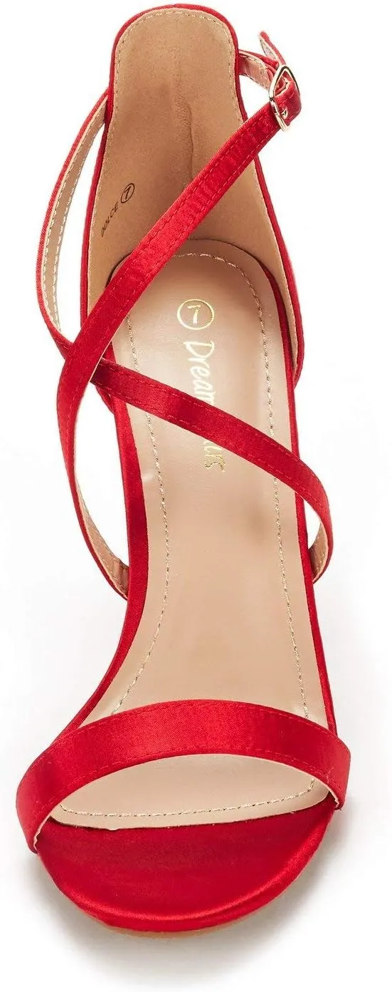DREAM PAIRS Women's Dolce Fashion Stilettos Open Toe Pump Heel Sandals