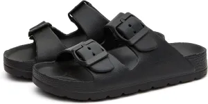 EasyStar Boys and Girls Adjustable Strap EVA Slipper Sandal