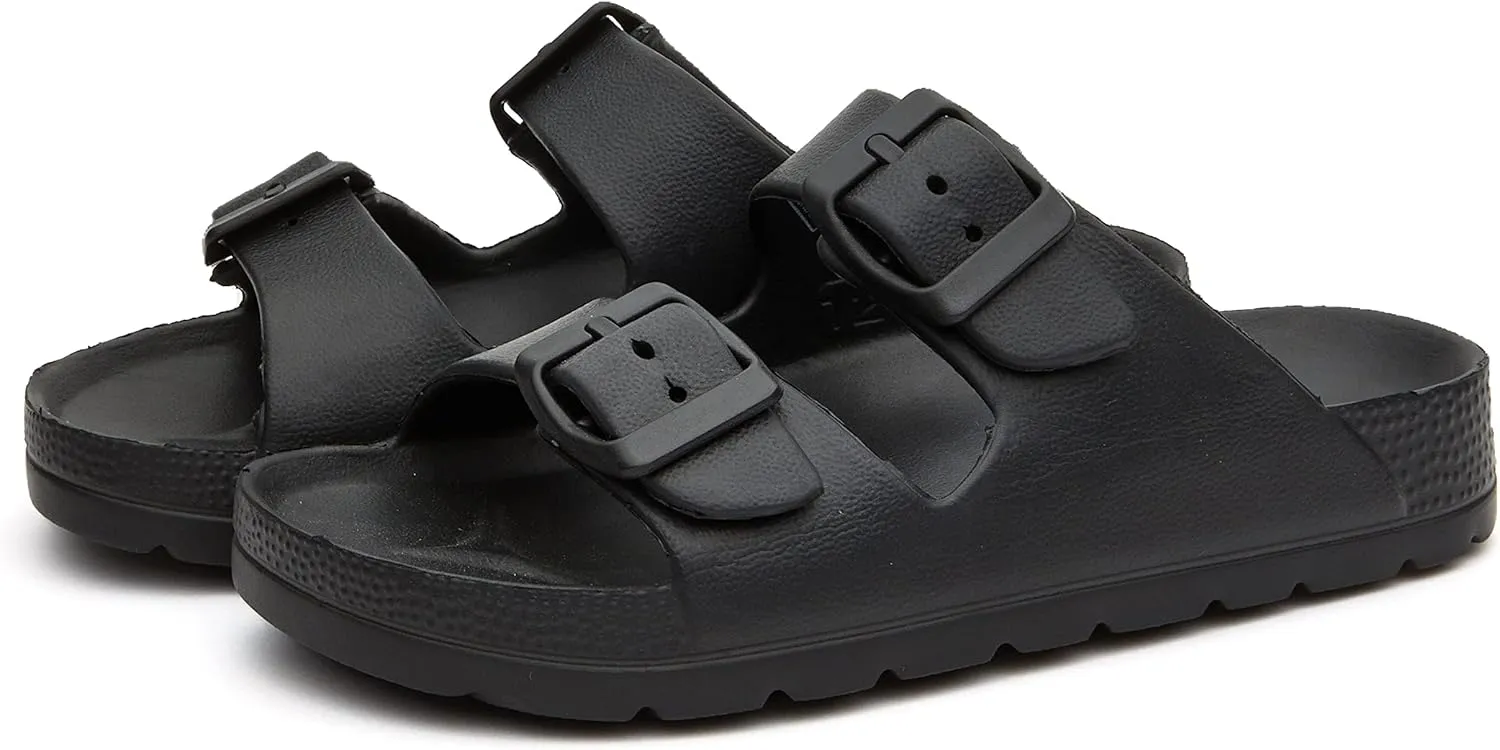 EasyStar Boys and Girls Adjustable Strap EVA Slipper Sandal