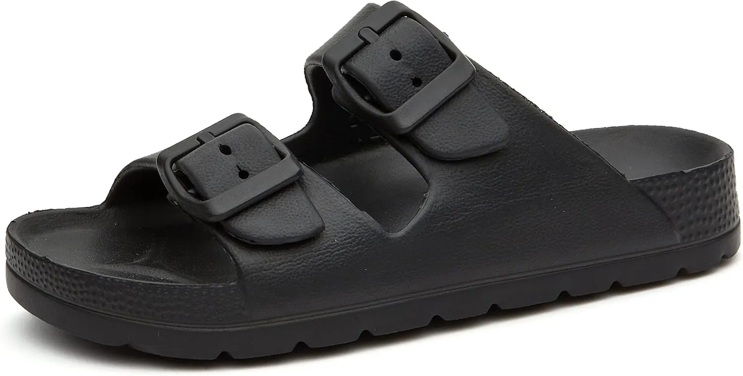EasyStar Boys and Girls Adjustable Strap EVA Slipper Sandal