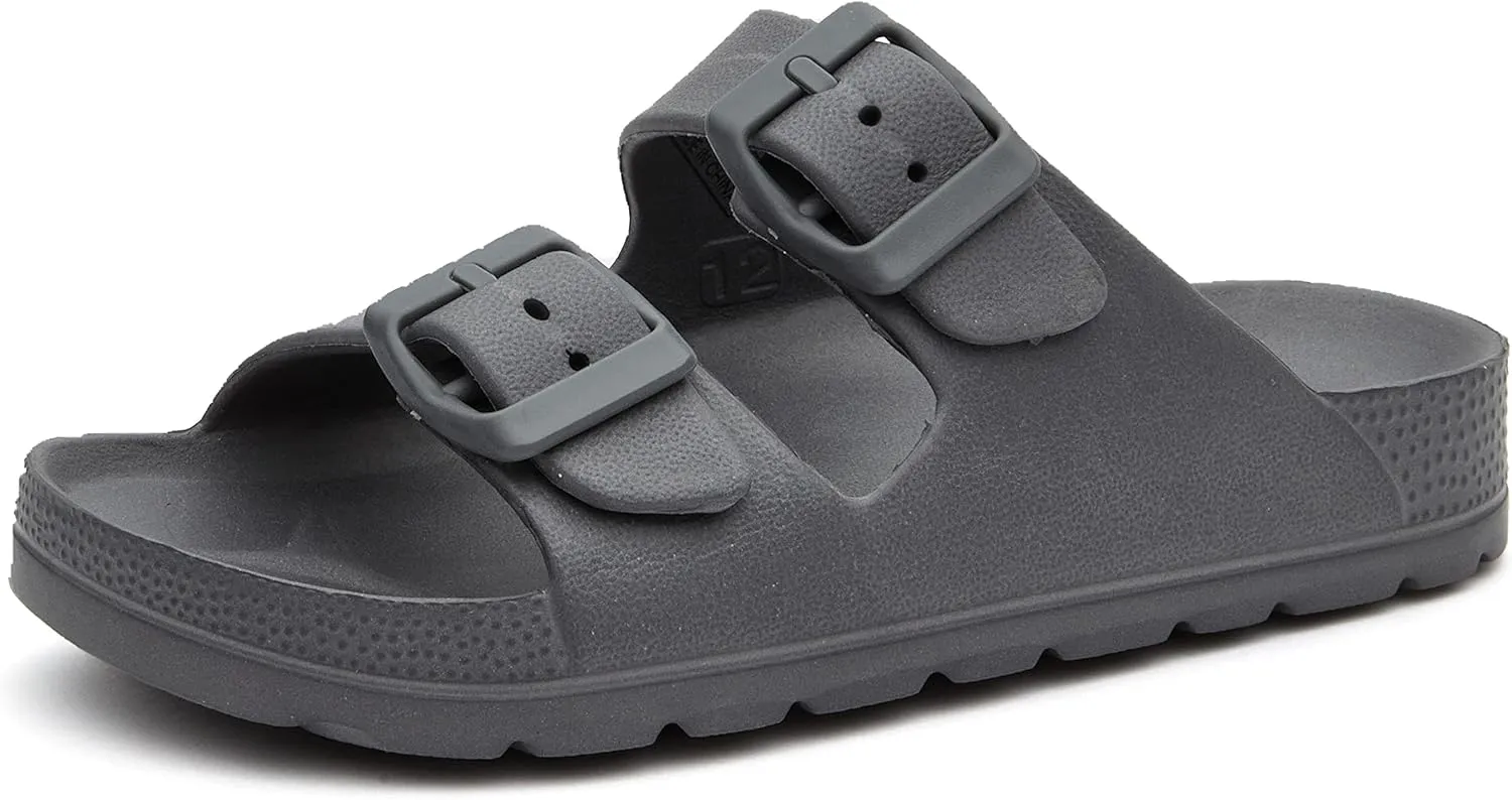 EasyStar Boys and Girls Adjustable Strap EVA Slipper Sandal