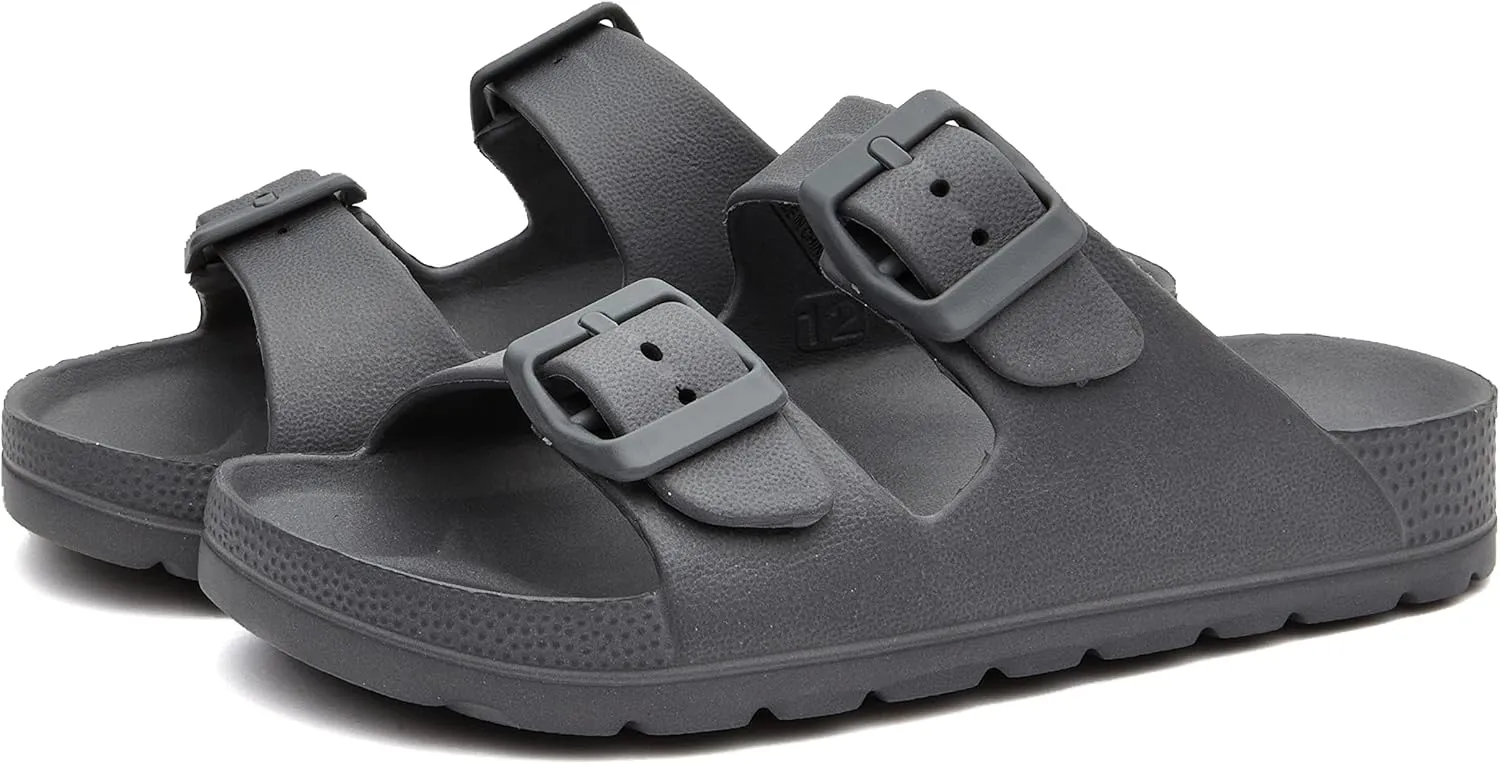 EasyStar Boys and Girls Adjustable Strap EVA Slipper Sandal