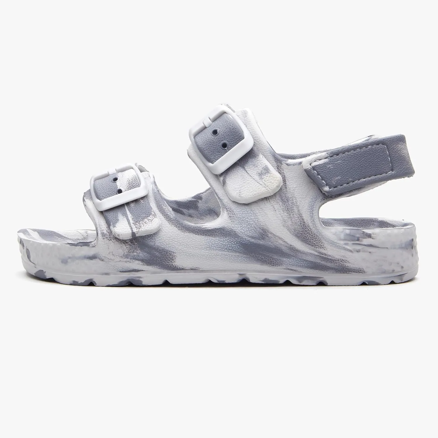 EasyStar Boys and Girls Lightweight Dual-Adjustable Sandal Buckles With Hook and Loop Heel Closure
