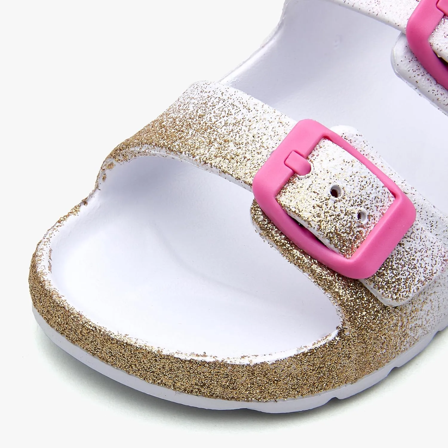EasyStar Boys and Girls Lightweight Dual-Adjustable Sandal Buckles With Hook and Loop Heel Closure
