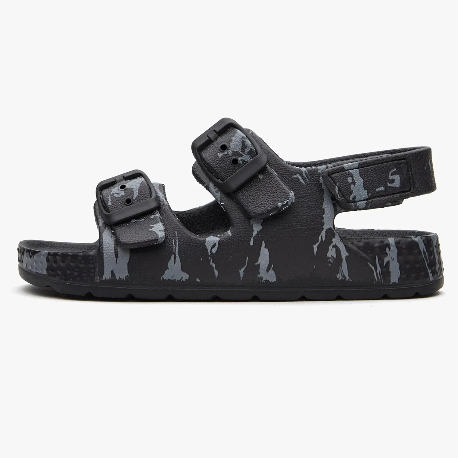 EasyStar Boys and Girls Lightweight Dual-Adjustable Sandal Buckles With Hook and Loop Heel Closure
