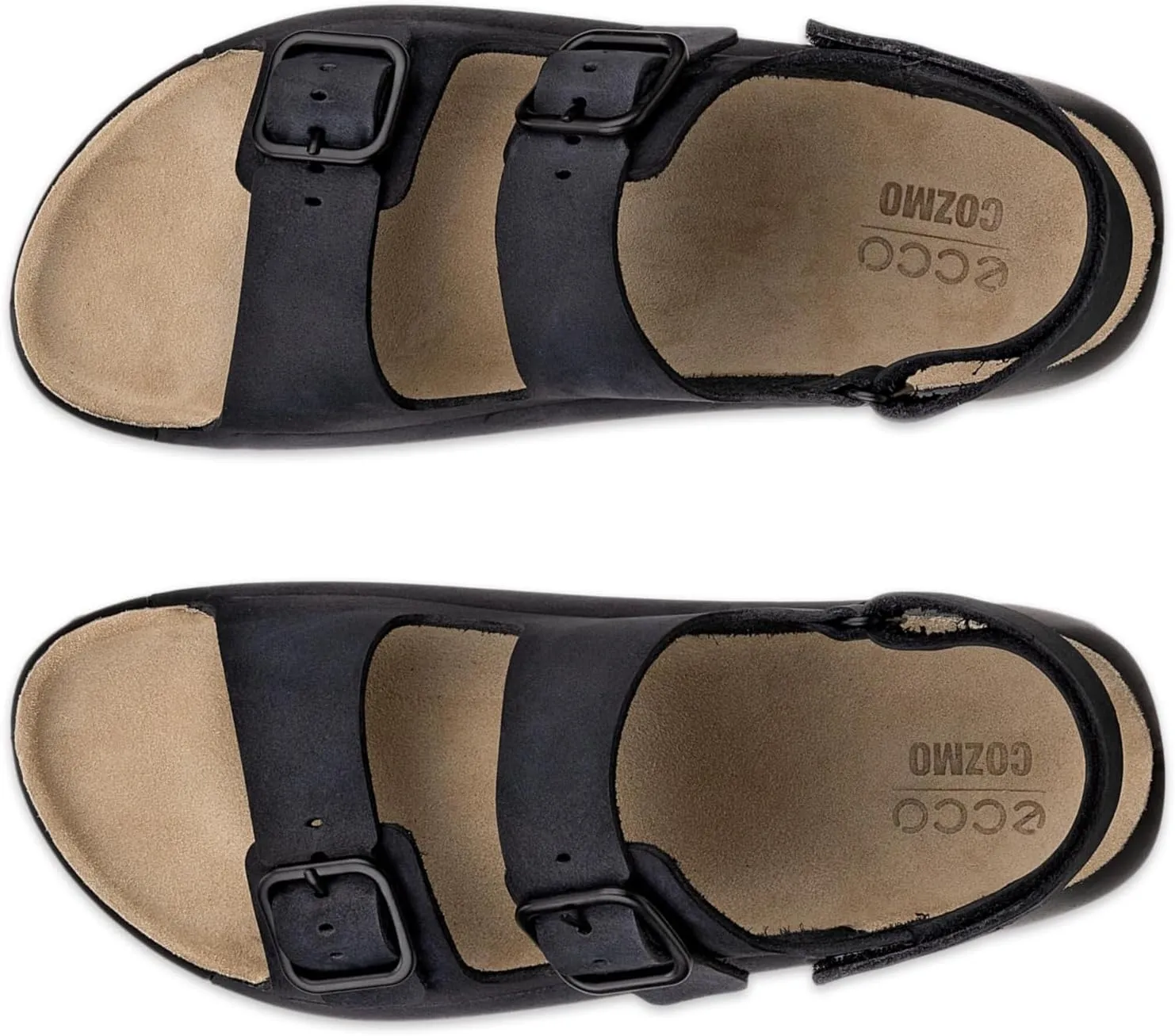 ECCO Women's Cozmo Three Band Buckle Sandal