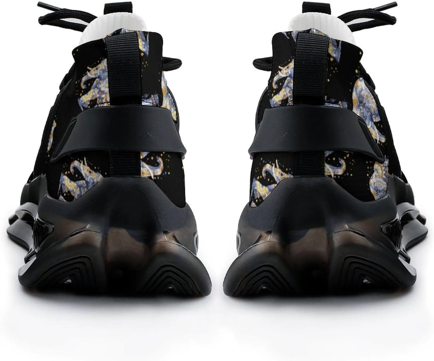 Elephant Boho Pattern Men's Tennis Shoes Fashion Athletic Sneakers for Sport Walking Running Workout