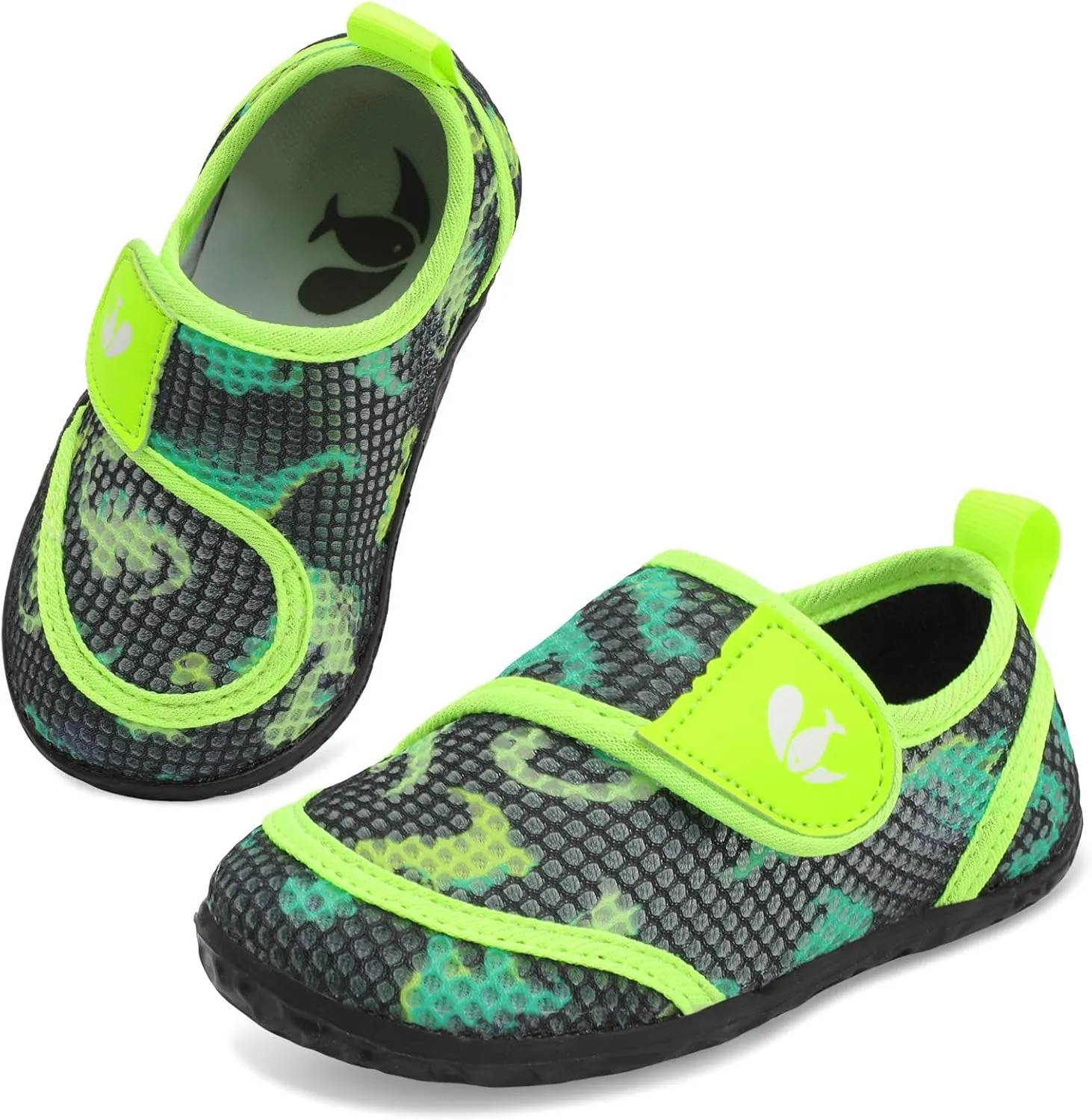 FEETCITY Toddler Water Shoes Boys Girls Swim Shoes Quick Dry Kids Aqua Socks Barefoot for Beach Swimming Pool