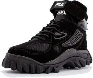 Fila Men's Yak Boots Trail Shoes Size 12 US Black