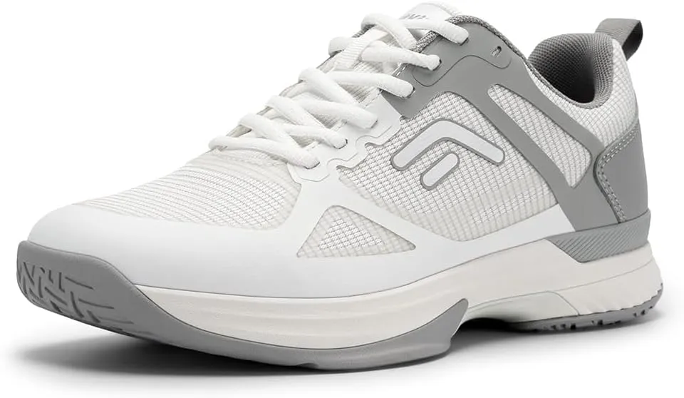FitVille Extra Wide Pickleball Shoes for Men, All Court Tennis Sneakers Shoes with Arch Support