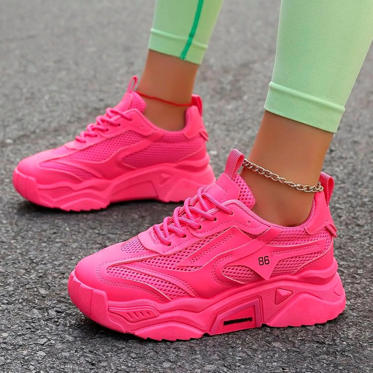 Flying Weaving Sneakers Women Fall and Winter Fashion Round Head Lace Up Casual Shoes Thick Bottom Men Water Shoe