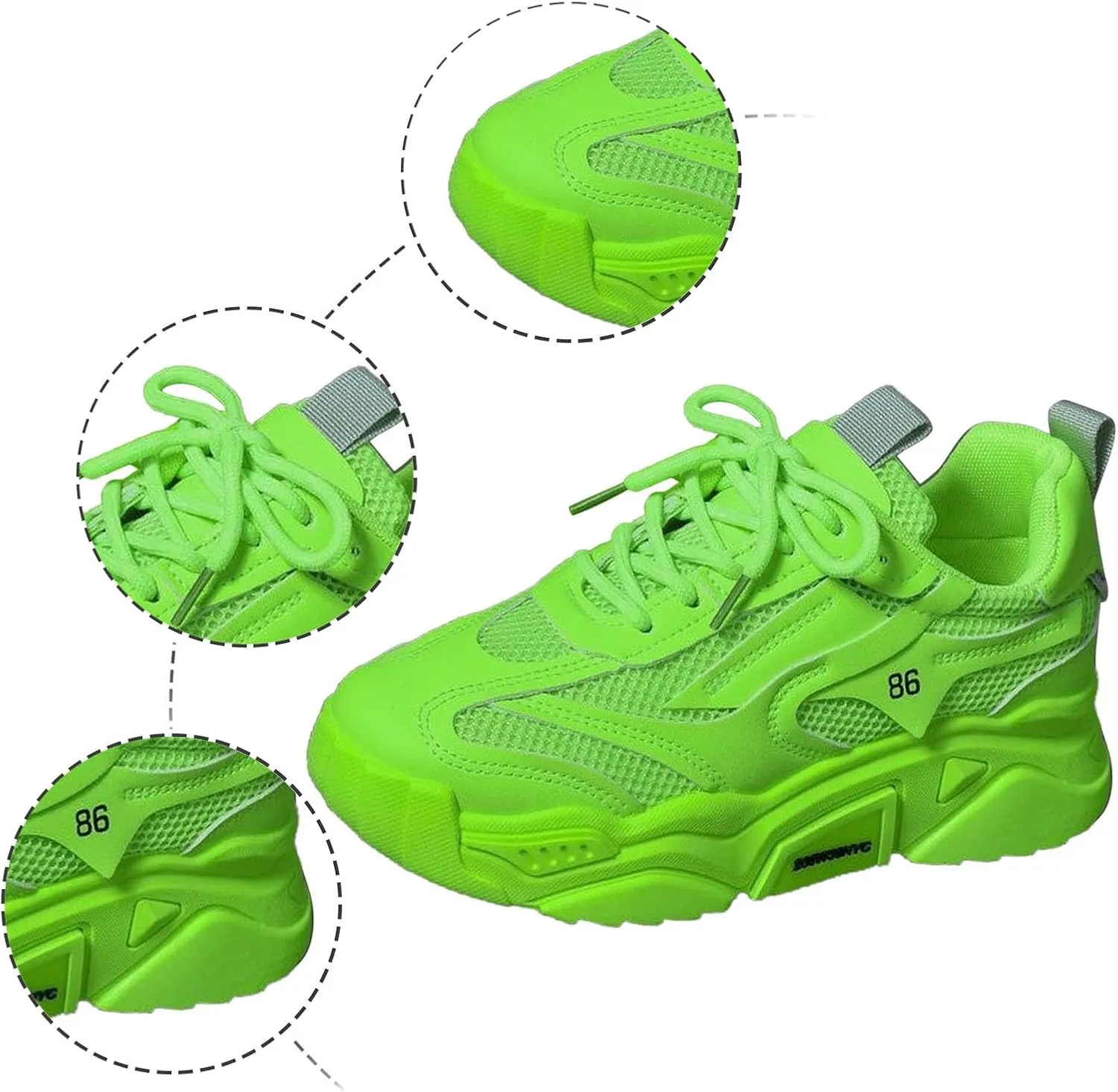 Flying Weaving Sneakers Women Fall and Winter Fashion Round Head Lace Up Casual Shoes Thick Bottom Men Water Shoe