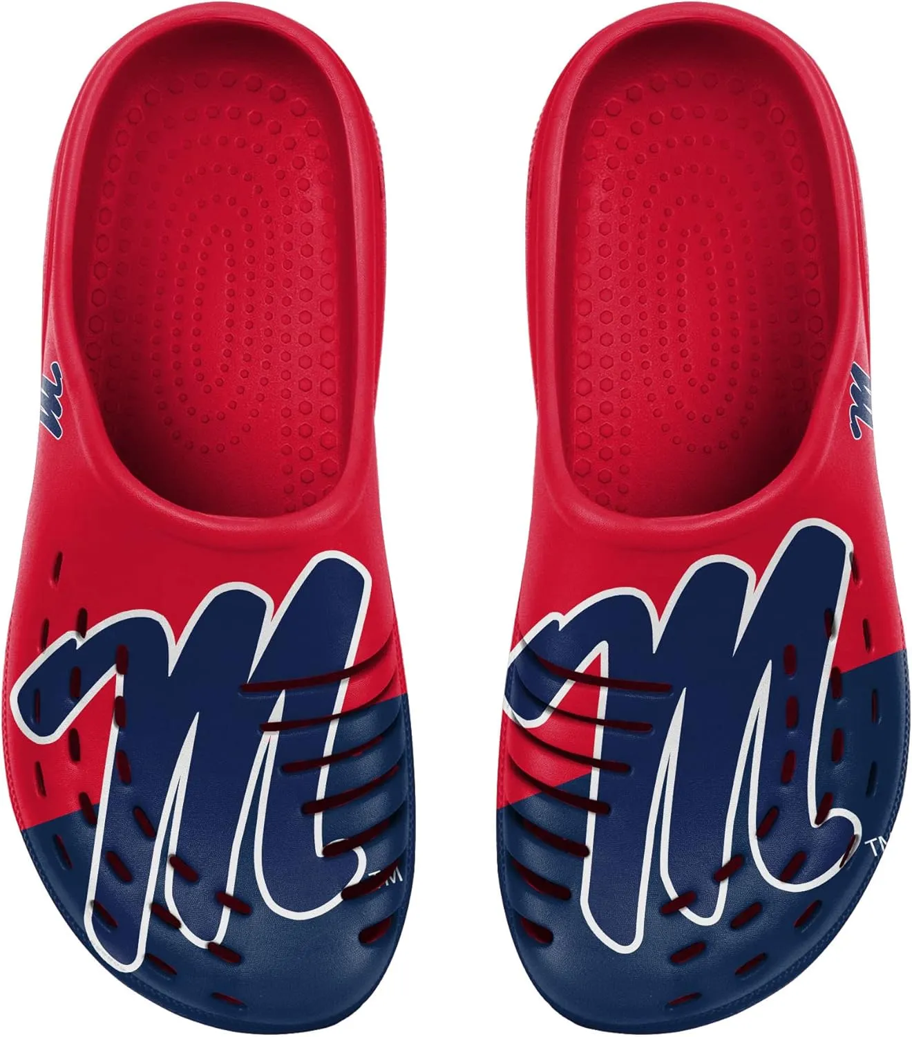 FOCO Men's NFL Team Logo Garden Water Sandals Shoes Slipper Clogs