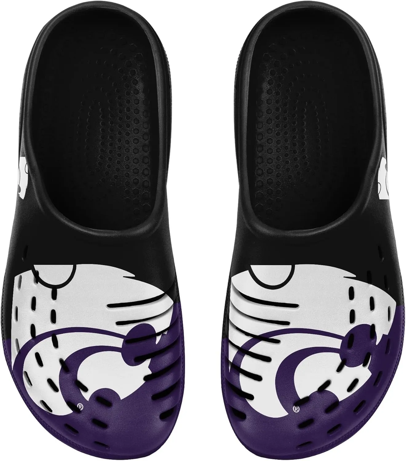 FOCO Men's NFL Team Logo Garden Water Sandals Shoes Slipper Clogs