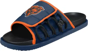FOCO NFL Mens NFL Team Logo Sandals Future Slide Flip Flops