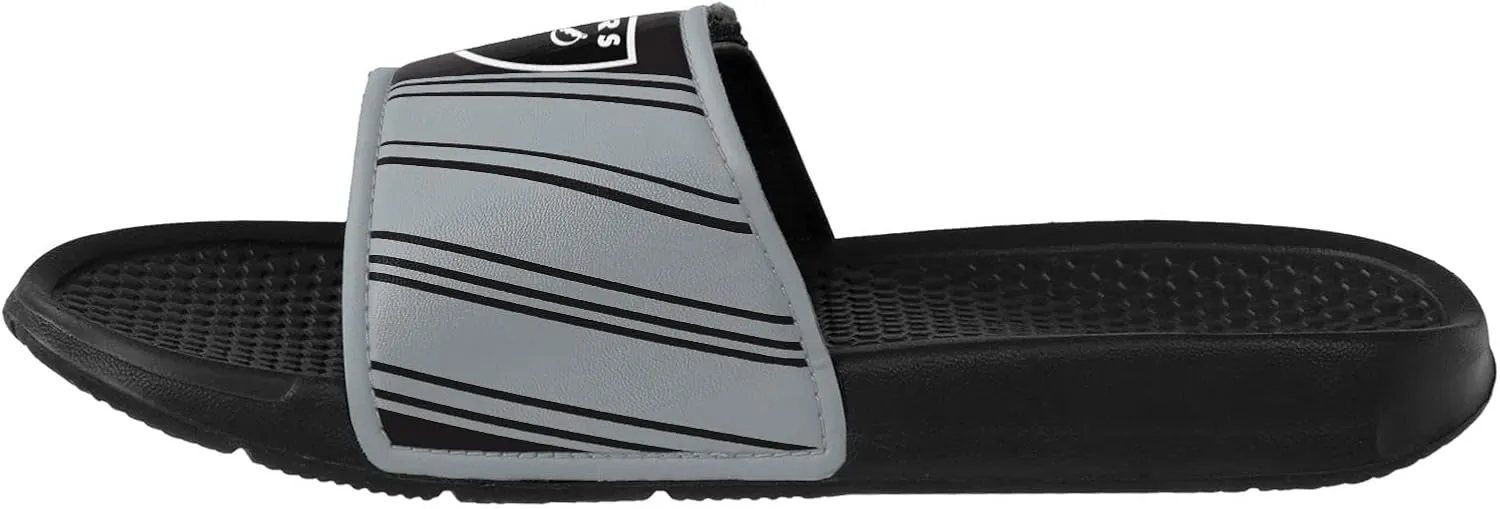 FOCO Youth NFL Logo Sport Shower Legacy Slide Flip Flop Sandals