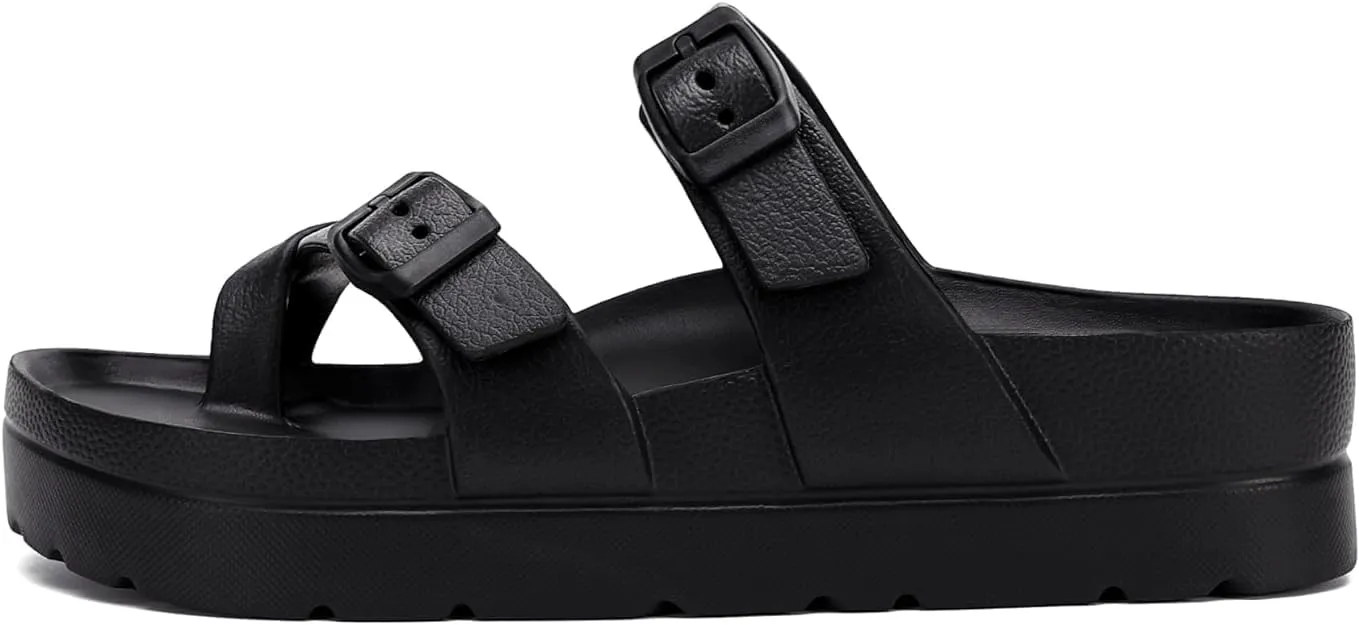 Genuine Pillow Slippers for Women and Men | House Slides Shower Sandals | Extremely Comfy | Cushioned Thick Sole | Cloud Slides | Lightweight Non-Slip Easy to Clean
