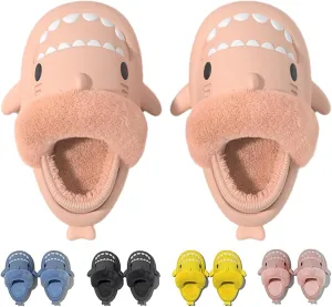 Giltpeak Sharklas Originales Kids Polares, Detachable Soft-Soled Warm Non-Slip Slippers Shark Slides Cloud Shower Sandals