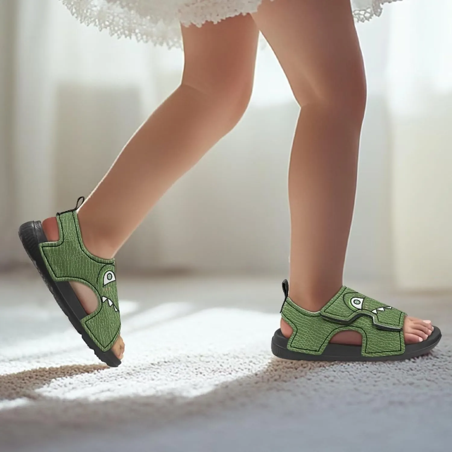 Girls Ladybug Sandals Kids Toddler Summer Hiking Water Shoes Open Toe Athletic Outdoor Sport Sandals