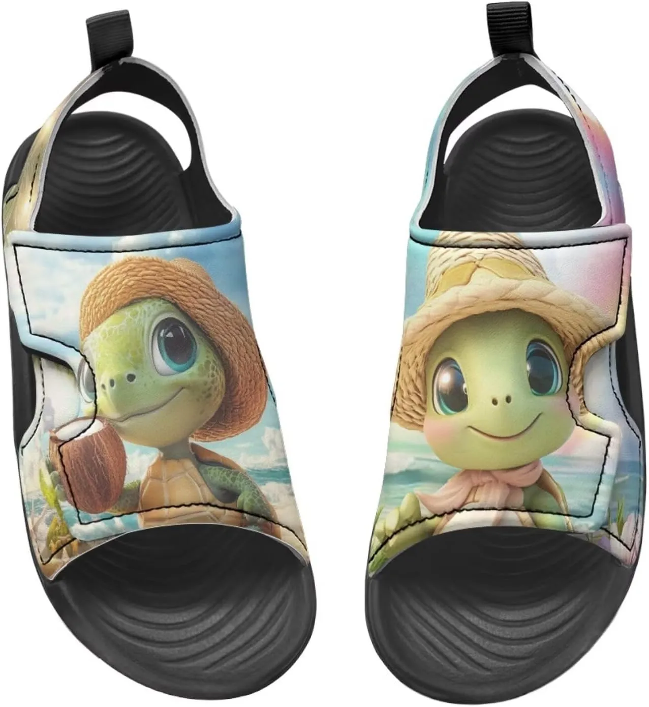 Girls Pink Axolotl Sandals Fashion Mushroom Pool Water Shoes Open Toe Outdoor Summer Hiking Athletic Sandals for Toddler Kids