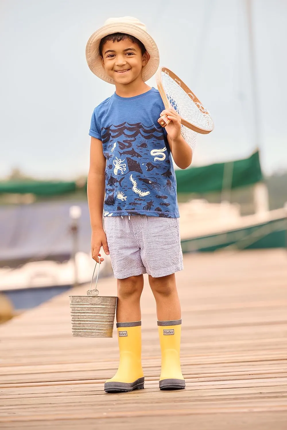 Hatley Unisex-Child Solid Rain Boots