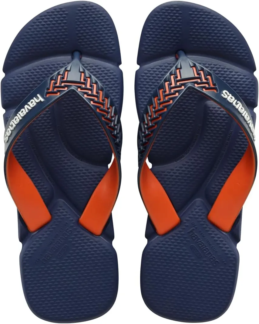 havaianas for Men - Power 2.0 Flip Flops - Navy/Navy/White - 9/10