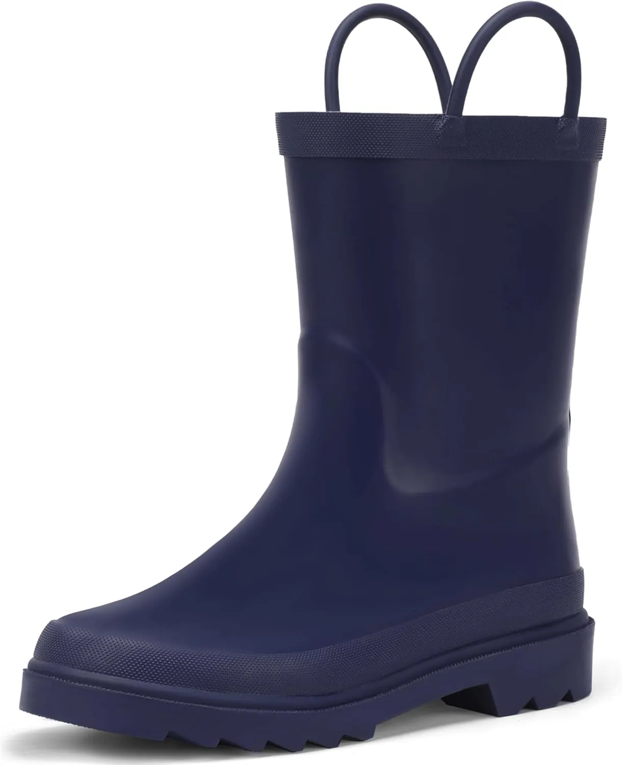 Hehainom Toddler Kids Rain Boots for Boys Girls Waterproof Easy-on Handles Rainboots
