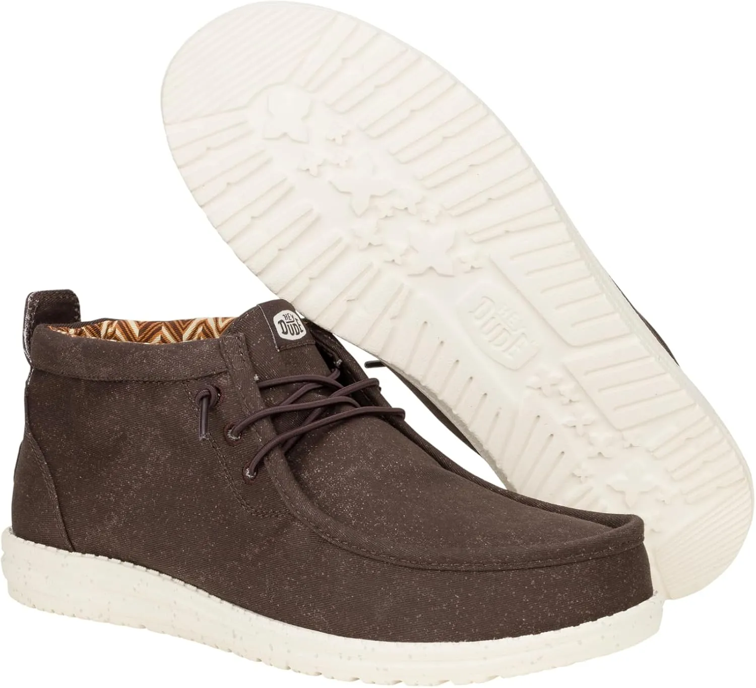 HEYDUDE Wally Mid Stretch, Pull on Boots, Comfortable & Light-Weight