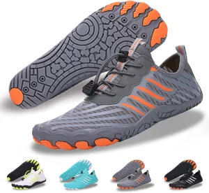 Hike Barefoot Shoes for Women Men - Quick Dry Wide Toe Box Beach Swim Athletic Sports Shoes, Non-Slip Hike Yoga Lightweight Footwear Aqua Hiking Walking Kayaking Diving Surfing