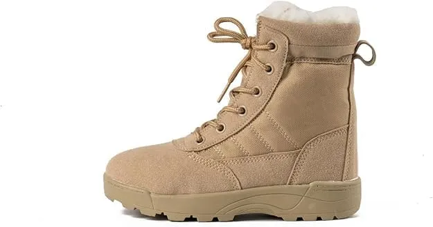 Hiking Boots Girls Boys Summer Camp Waterproof Anti-collision Non-slip Desert Boots Military Fan Shoes Children's Work Boots