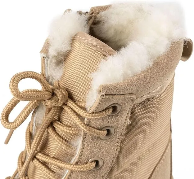 Hiking Boots Girls Boys Summer Camp Waterproof Anti-collision Non-slip Desert Boots Military Fan Shoes Children's Work Boots