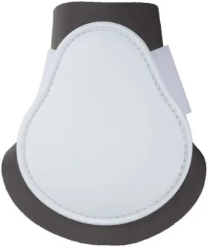 HORZE Chicago Fetlock Rear Boots | Lightweight, Adjustable, Jumping Horse Boots (Pair) - White/Grey - Horse