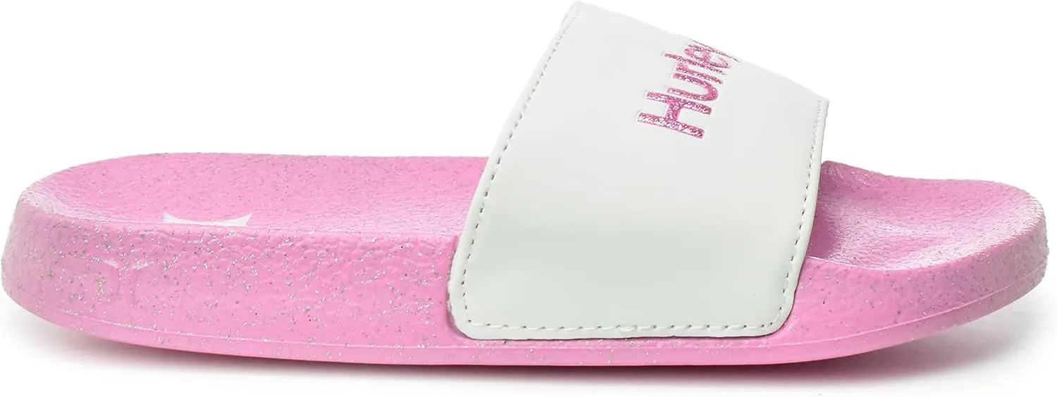 Hurley Naia Comfortable Slip-On Kids Sandals, Cute Girls' Slides for Indoor and Outdoor, Shower Slides for The Beach and Pool
