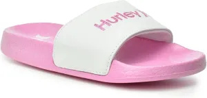 Hurley Naia Comfortable Slip-On Kids Sandals, Cute Girls' Slides for Indoor and Outdoor, Shower Slides for The Beach and Pool