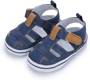 Infant Boys Girls Sandals Breathable Premium Baby Summer Outdoor Casual Beach Shoes Lightweight Toddler Flower Bowknot Anti Slip Rubber Sole Newborn Prewalker First Crib Shoes
