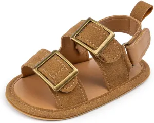 Infant Boys Girls Sandals Breathable Premium Baby Summer Outdoor Casual Beach Shoes Lightweight Toddler Flower Bowknot Anti Slip Rubber Sole Newborn Prewalker First Crib Shoes