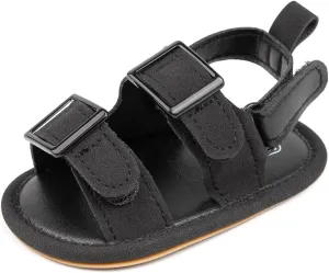 Infant Boys Girls Sandals Breathable Premium Baby Summer Outdoor Casual Beach Shoes Lightweight Toddler Flower Bowknot Anti Slip Rubber Sole Newborn Prewalker First Crib Shoes