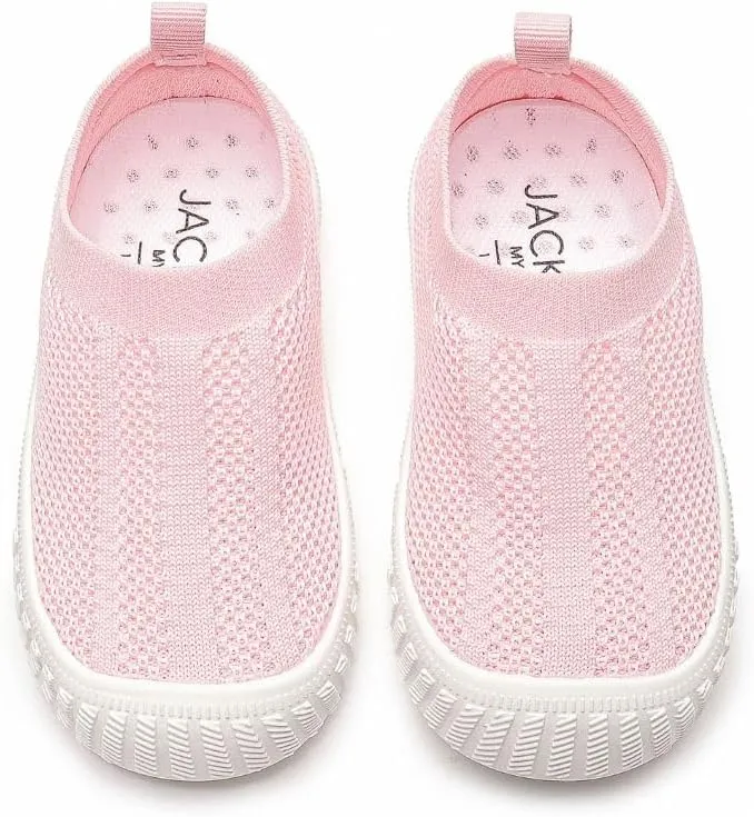 Jack & Lily Canvas Sneakers for Kids - Breathable Toddler Shoes with Non-Slip Sole for Confident Steps - Slip on Shoes for Comfort & Daily Play - Baby Sneakers Keep Little Feet Happy All Day