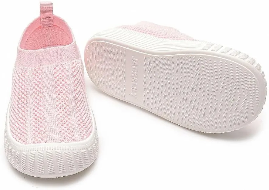 Jack & Lily Canvas Sneakers for Kids - Breathable Toddler Shoes with Non-Slip Sole for Confident Steps - Slip on Shoes for Comfort & Daily Play - Baby Sneakers Keep Little Feet Happy All Day