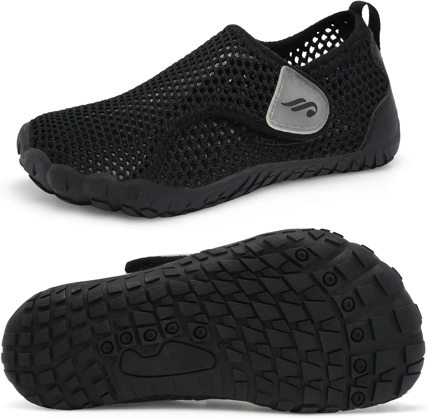 JIASUQI Kids Water Shoes for Boys Girls Barefoot Swim Beach Shoes Quick Dry Hiking Shoes Sneakers for Kids