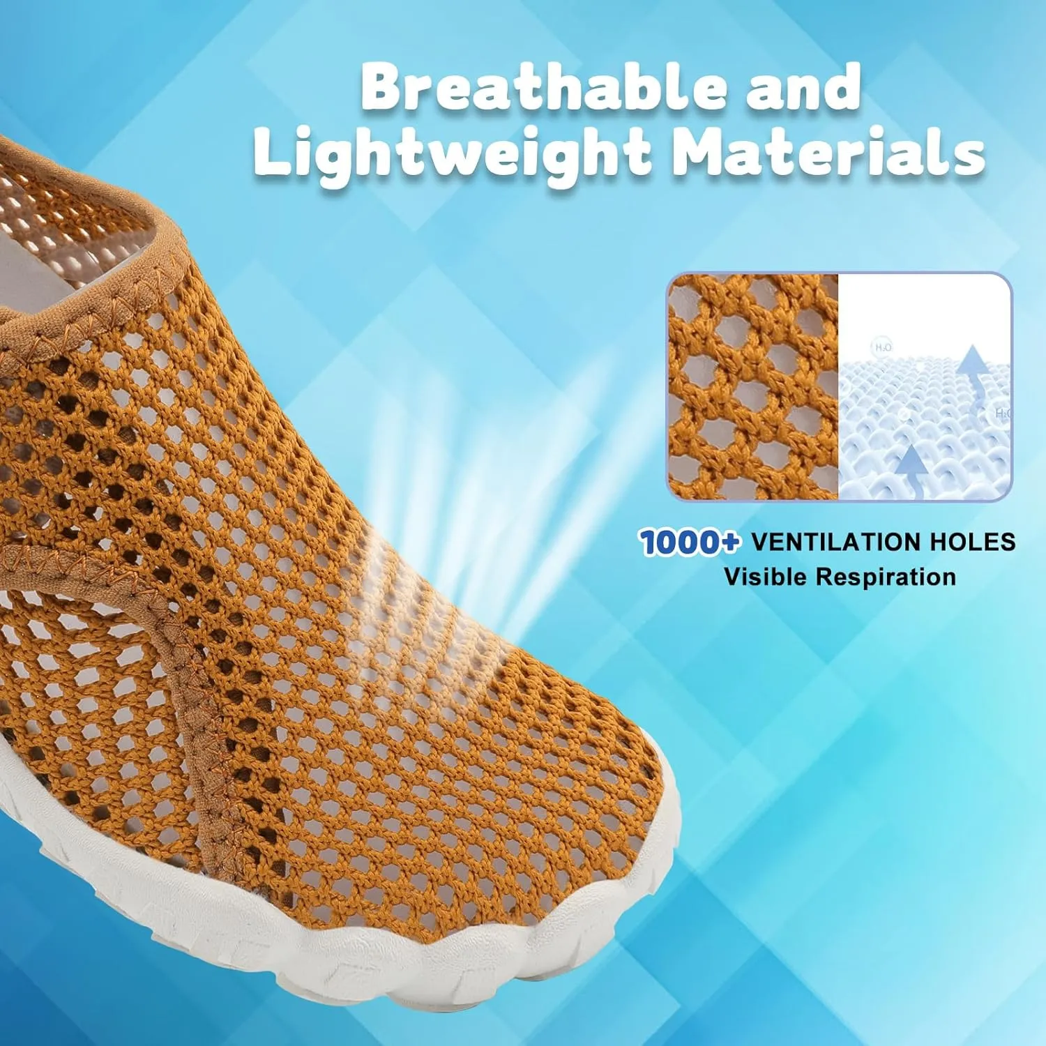 JIASUQI Kids Water Shoes for Boys Girls Barefoot Swim Beach Shoes Quick Dry Hiking Shoes Sneakers for Kids