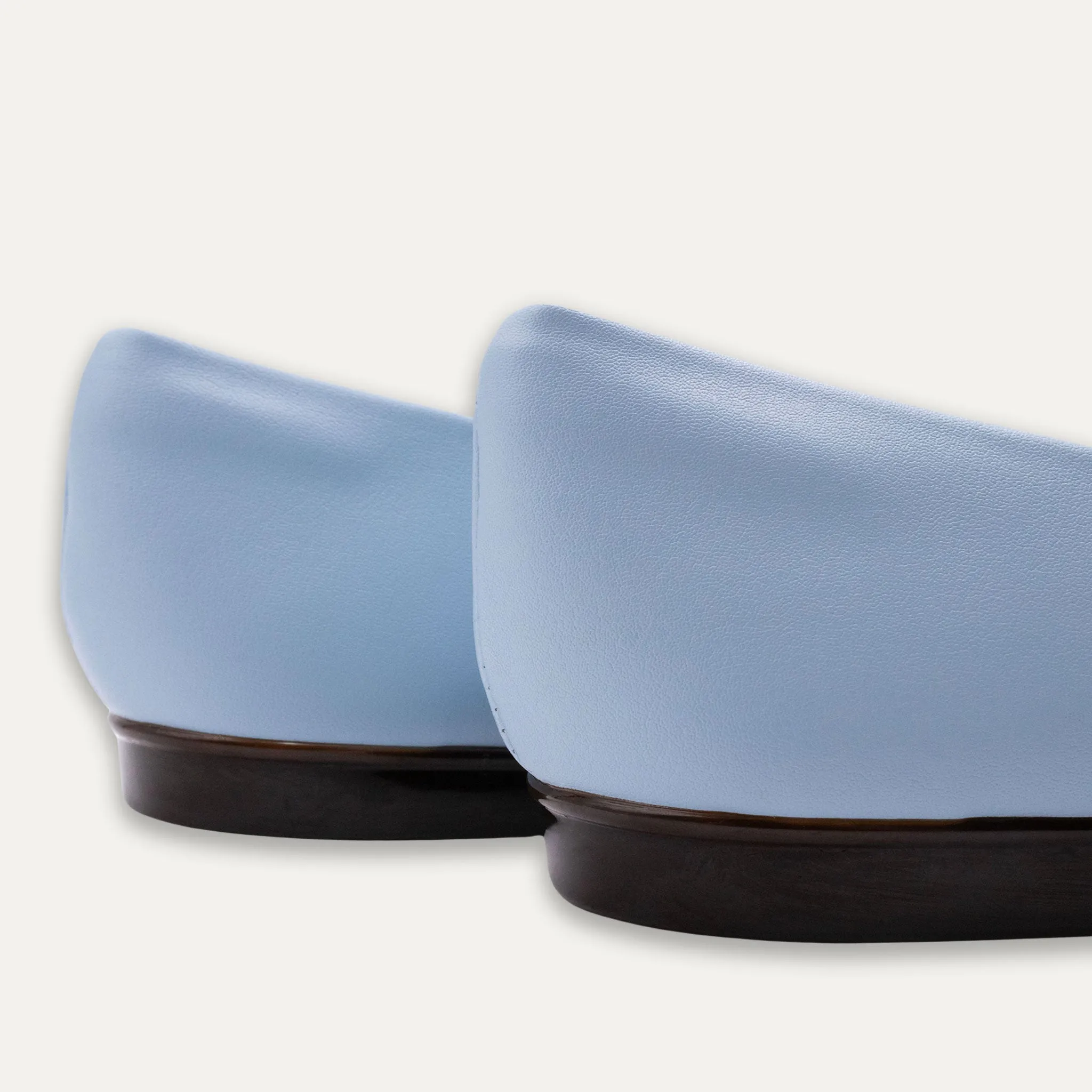Josefina Blue Pointed Toe Flats