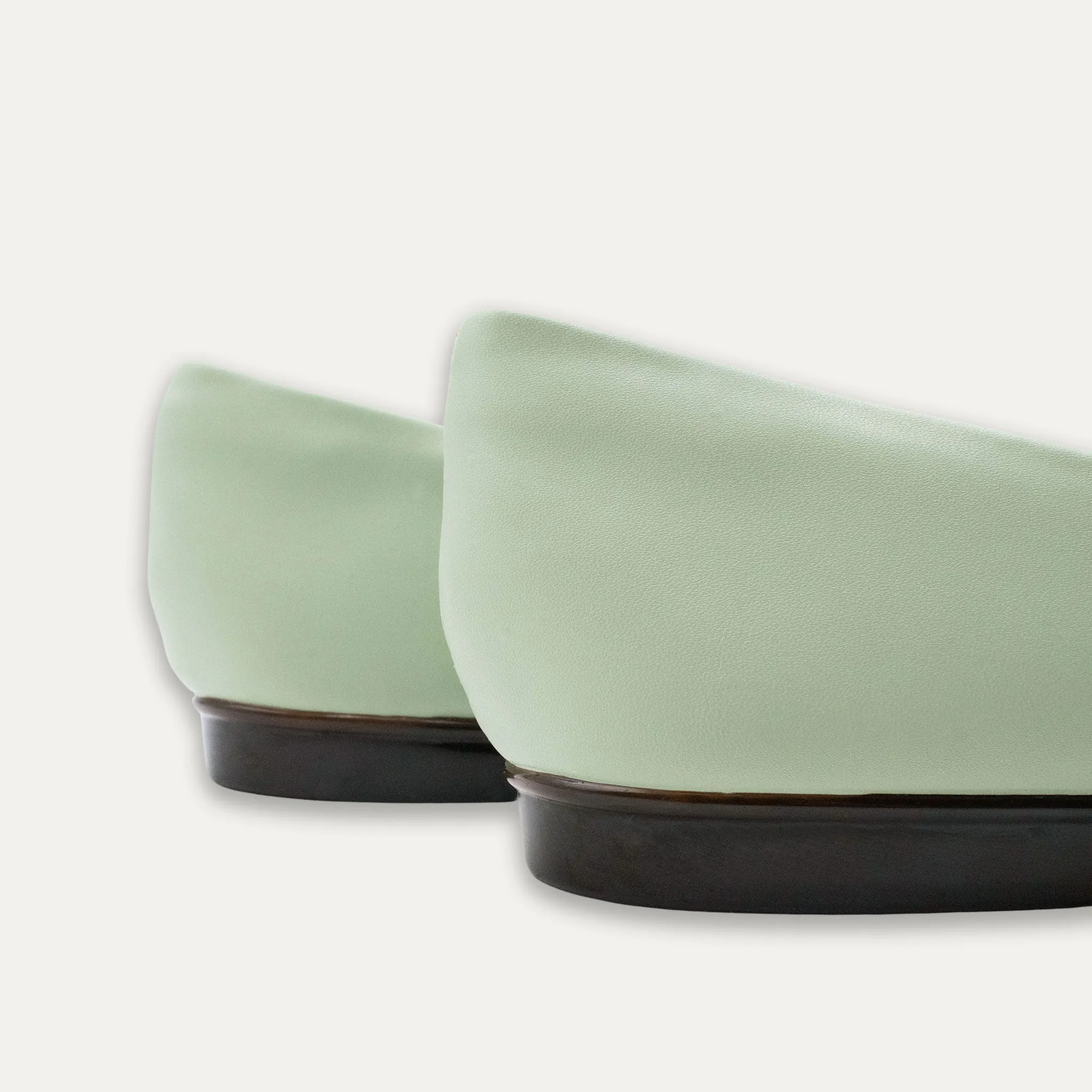 Josefina Matcha Pointed Toe Flats