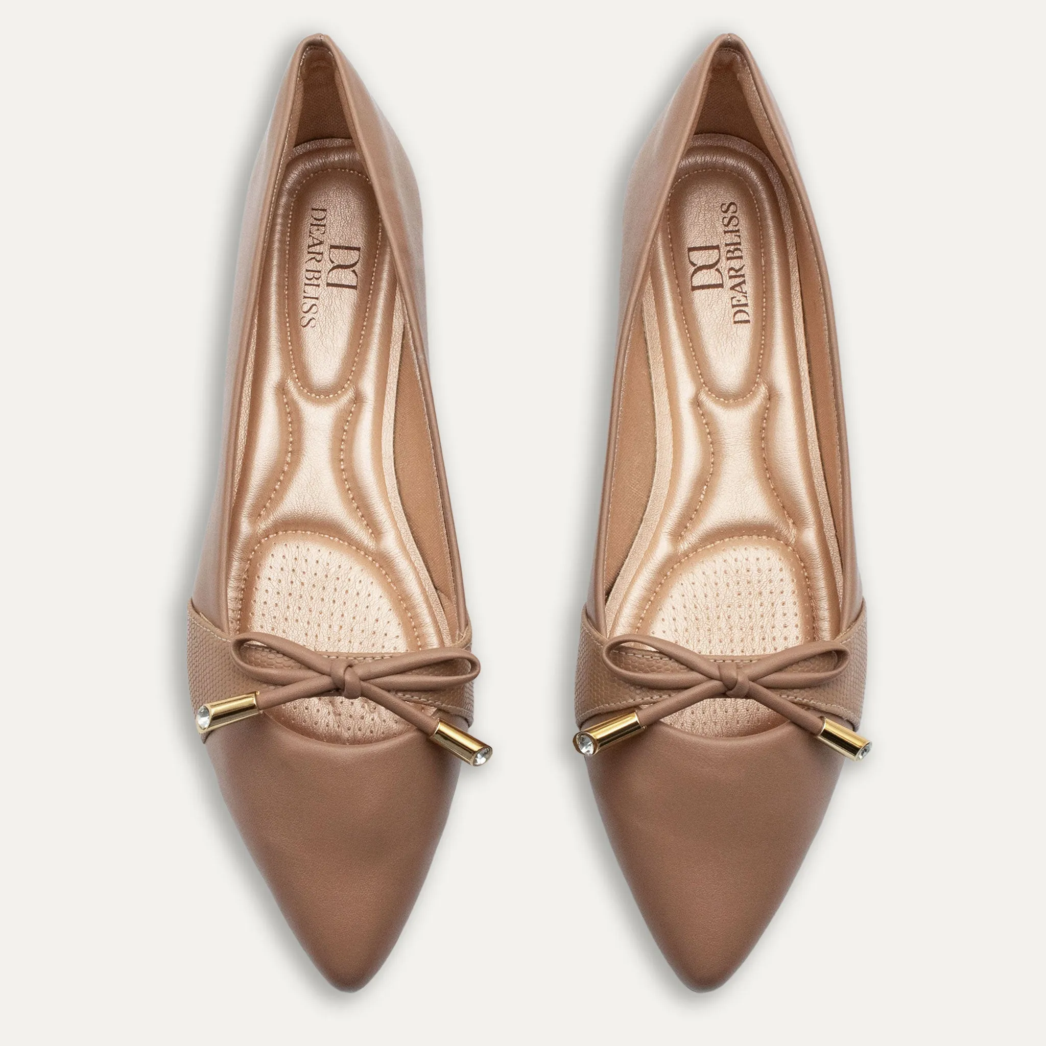 Josefina Tan Pointed Toe Flats
