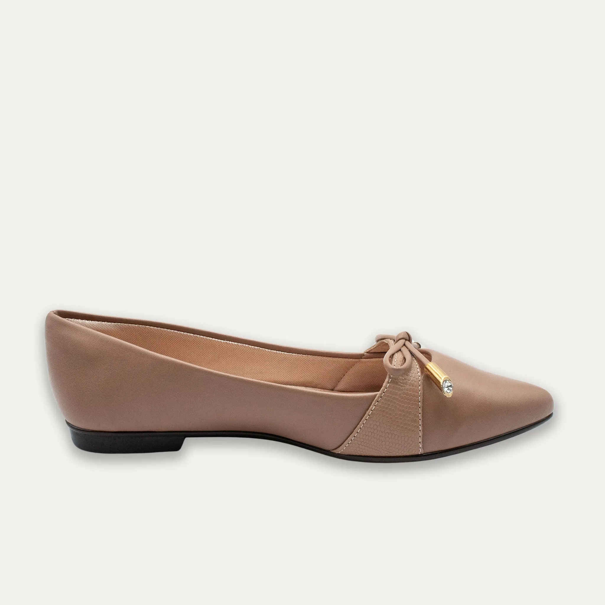 Josefina Tan Pointed Toe Flats