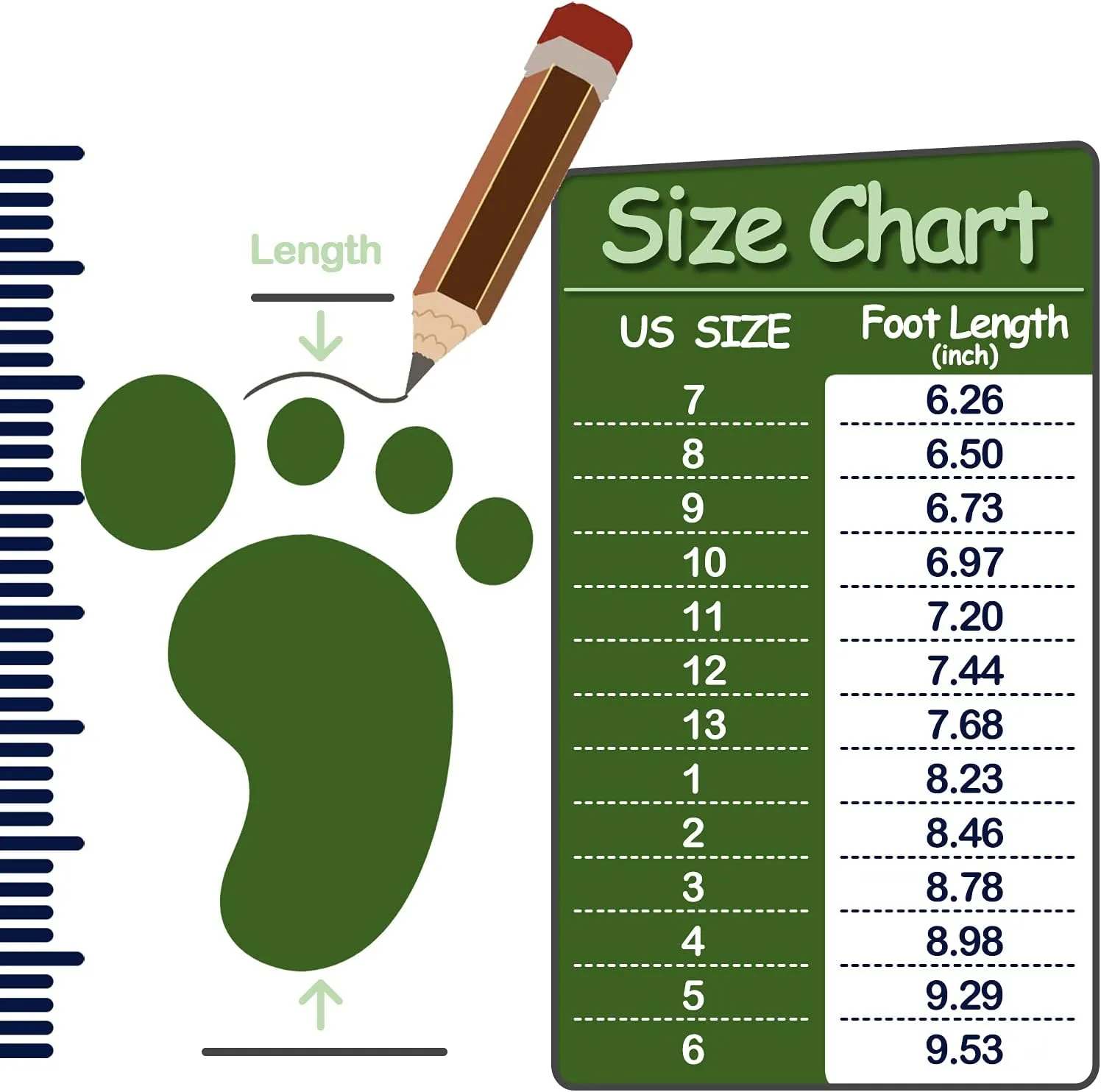 K KomForme Kids Girls & Boys Rain Boots with Easy-on Handles Waterproof Outdoors