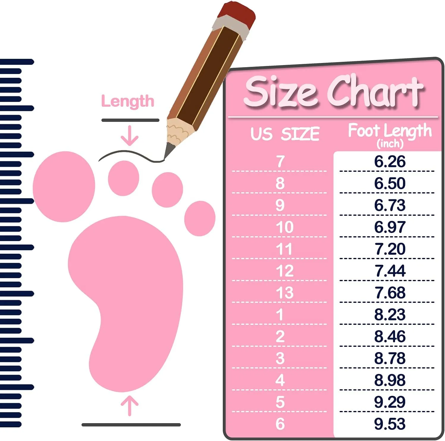K KomForme Kids Girls & Boys Rain Boots with Easy-on Handles Waterproof Outdoors